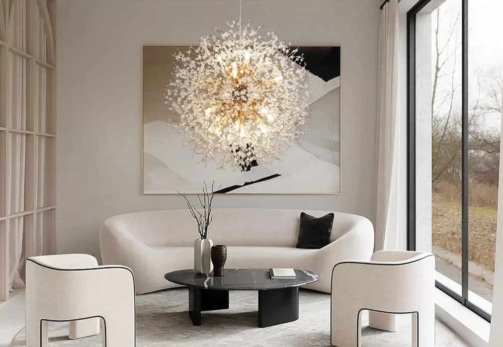 white globe chandelier